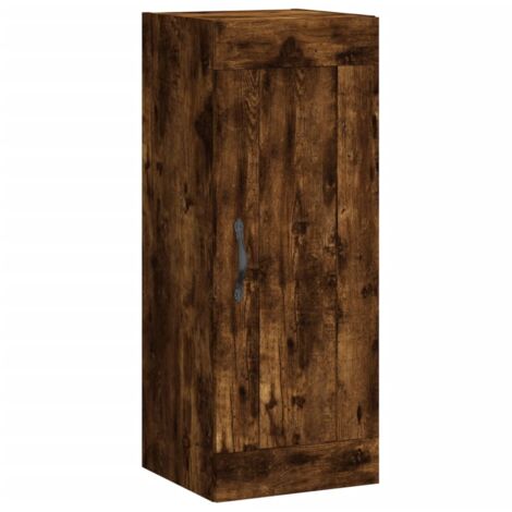 Wandschrank Räuchereiche 34,5x34x90 cm Holzwerkstoff vidaXL