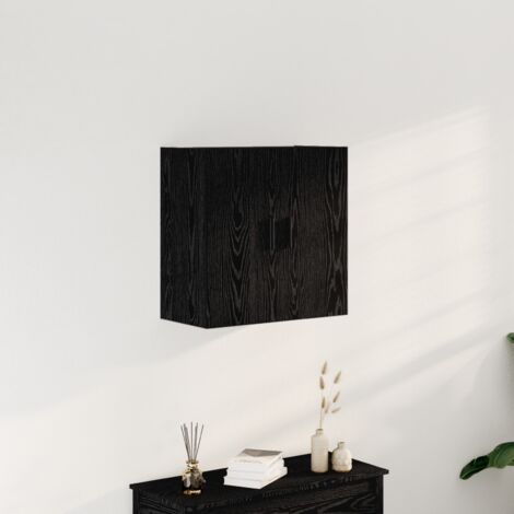 Wandschrank Schwarz Eiche 60x31x60 cm Holzwerkstoff vidaXL786163