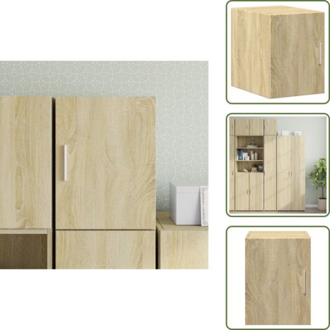 Wandschrank Sonoma-Eiche 30x42,5x40 cm Holzwerkstoff - Wandregal - Hängeschrank - Regal - Küchenregale - Wohnzimmer Dekoration
