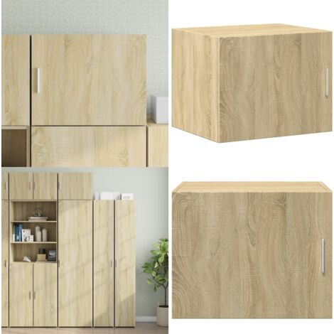 Wandschrank Sonoma-Eiche 50x42,5x40 cm Holzwerkstoff - Wandregal - Hängeschrank - Regal - Küchenregale - Badezimmerregal - Home & Living