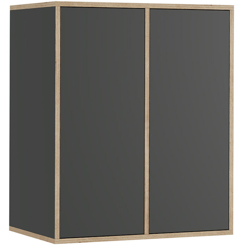 Wandschrank Tetrix, Anthrazit, 63 X 75 Cm Mit 2 Türen, Vicco
