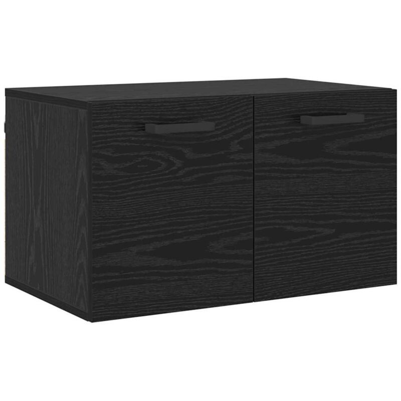 Wandschrank Schwarze Eiche 60 X 36.5 X 35 Cm Holzwerkstoff Vidaxl