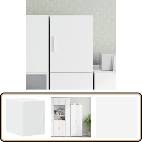 Wandschrank Weiß 30x42,5x40 cm Holzwerkstoff - Wandregal - Hängeschrank - Regal - Stauraum - Dekoration