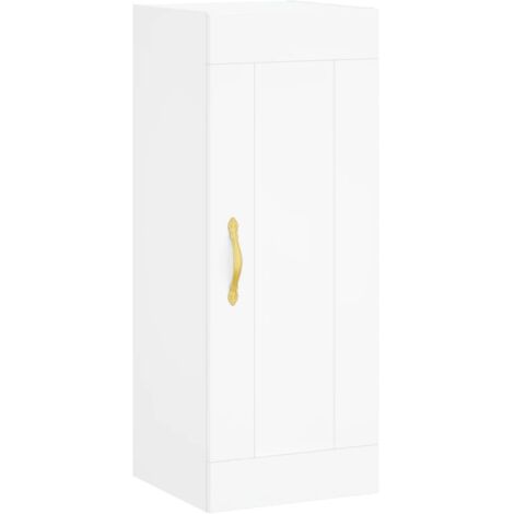Wandschrank Weiß 34,5x34x90 cm Holzwerkstoff vidaXL