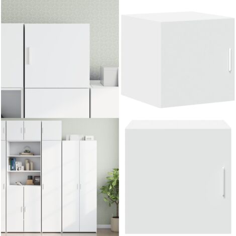 Wandschrank Weiß 40x42,5x40 cm Holzwerkstoff - Wandregal - Hängeschrank - Regal - Stauraum - Dekoration - Home & Living