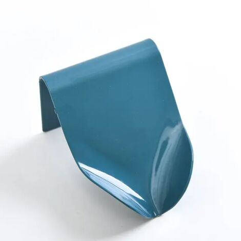 Wandseifenschale, Seifenhalter fürs Badezimmer, selbstklebende Seifenschale, Seifenbehälter aus Kunststoff, blaue Badezimmeraccessoires