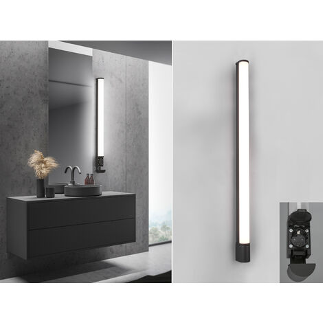 Wandspiegel Badezimmer Piera Led 21w IP44 Black Edge Trio Lighting