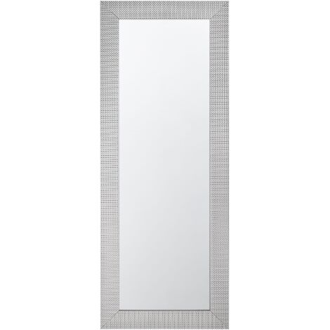 Wandspiegel DERVAL 50 cm 130 cm Silber