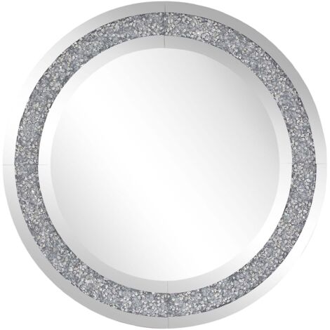 Wandspiegel ERBRAY 70 cm 70 cm Silber