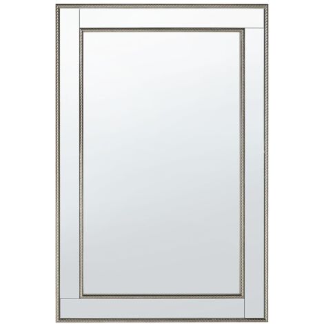 Wandspiegel FENIOUX 60 cm 90 cm Silber