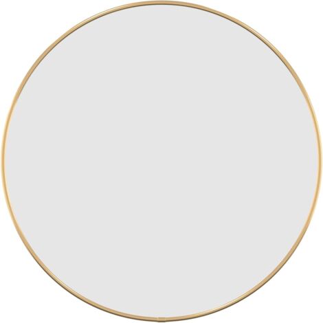 Wandspiegel Golden Ø 50 cm Rund vidaXL