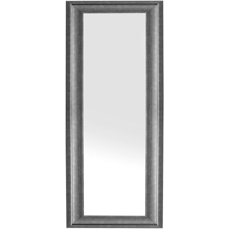 Beliani - Wandspiegel Schwarz 51 X 141 Cm Kunststoff Rechteckig Klassisch