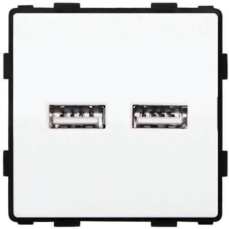 Wandsteckdosen-USB-Modul 2x 3A RTX SH-System
