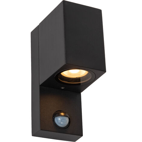 Wandstrahler - 1xGU10 - Schwarz - Lucide ZARO IR