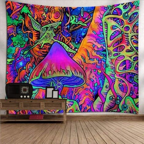 Wandteppich, Hippie-Stil, psychedelisch, Wandbehang