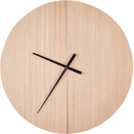 Wanduhr CABIC 60 cm Hellbraun
