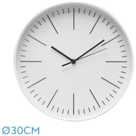 Wanduhr de hera white 30d Dauerbewegung
