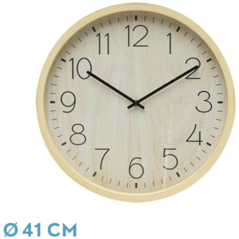 Wanduhr de padron Buche 41x41x5 cm kontinuierliche Bewegung