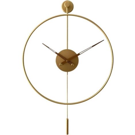 Wanduhr, geräuschlose Wanduhr, moderne Dekouhr für Küche, Schlafzimmer, Wohnzimmer, Büro – 50 cm