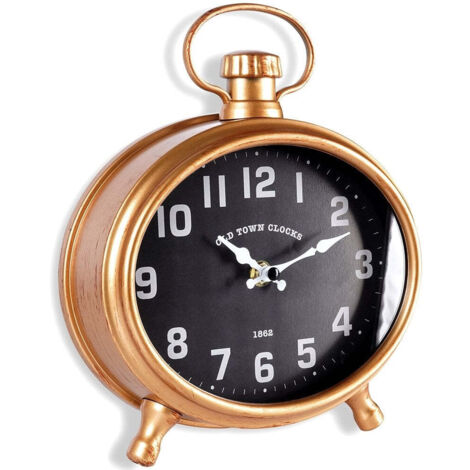 Wanduhr im Retro-Stil OVAL, 21 x 23,5 x 4,8 cm