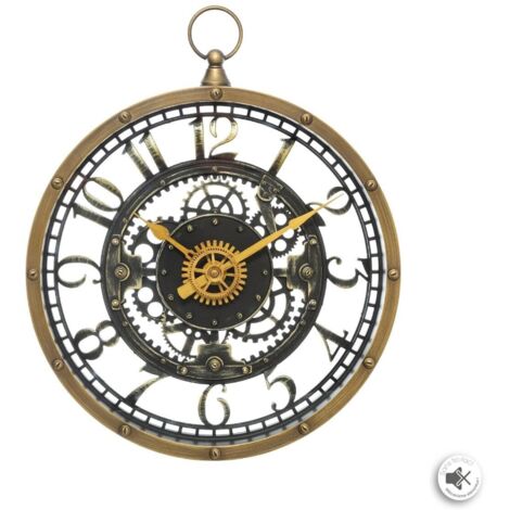 Wanduhr mit sichtbarem MECA-Mechanismus, Ø 27 cm - Atmosphera