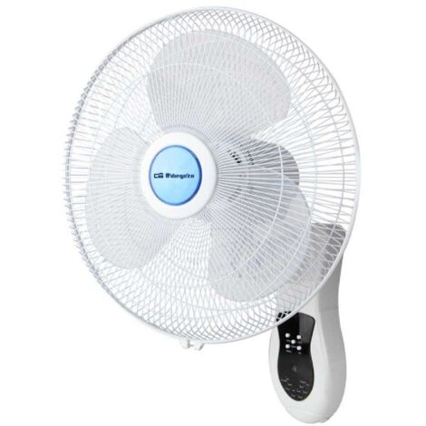 Wandventilator orbegozo wf 0242 - 40w - Flügel 40cm - 3 Geschwindigkeiten - Zeitschaltuhr - mehrfach ausrichtbarer Schwingkopf - Fernbedienung
