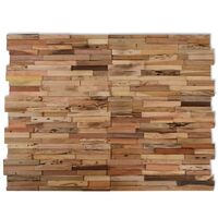 Wandverkleidung 10 Stk. 1 m² Recyceltes Teak