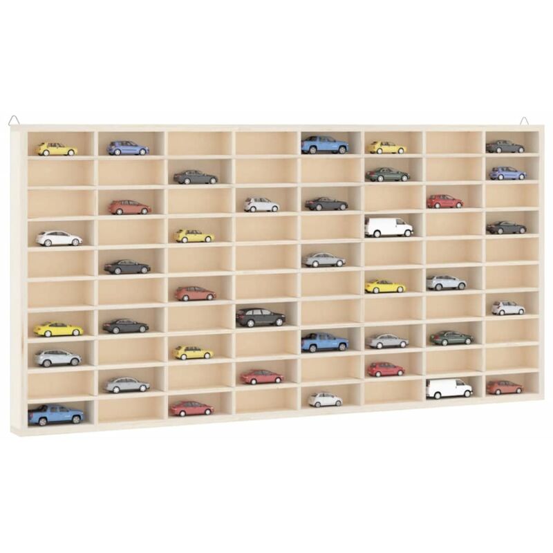 Vidaxl Sammlervitrine Aus Holz Mit 80 Fächern 80x4, 5x40, 5 Cm