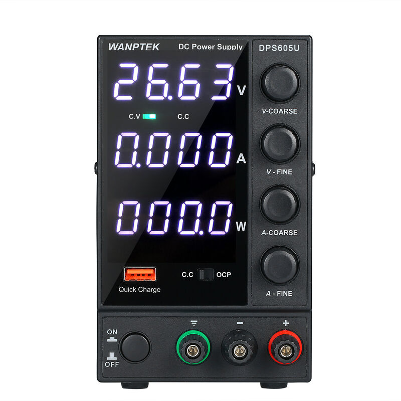

WANPTEK DPS605U 0-60V 0-5A 300W Fuente de alimentacion de CC conmutada, pantalla de 4 digitos