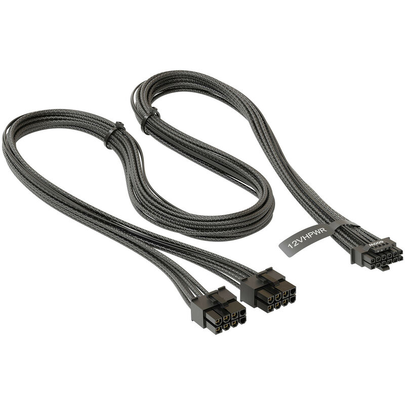 Seasonic - WAPH16884AW 12VHPWR Cable - Noir - Câble d'alimentation 12VHPWR pour carte graphique - 750 mm