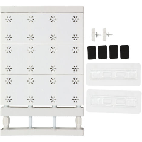 Wardrobe Partition Board Storage Extendable Rod Space Saving Layered Partition Board for Cabinet 15-23.6in
