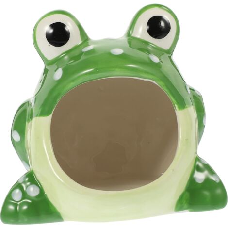 Warm Cool Ceramic Hamster Nest Small Animal Bed Guinea Pig Hideout Pet Cage Accessory Summer House Pet Bed