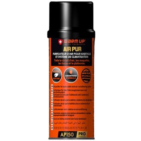 WARM UP AIR PUR purificateur desinfectant de climatisation et d'habitacle clim