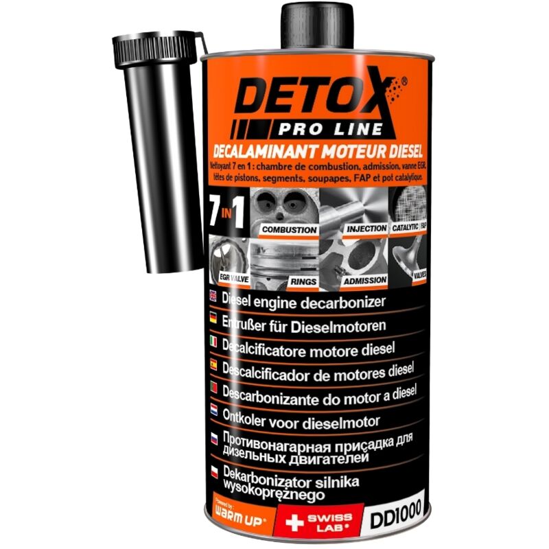 Warm up detox diesel decalaminant moteur diesel 1L - 7 en 1