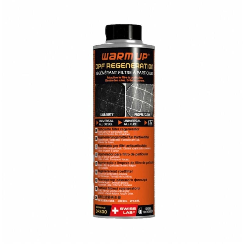 Warm up dpf regeneration regenerant et nettoyant filtre à particules préventif