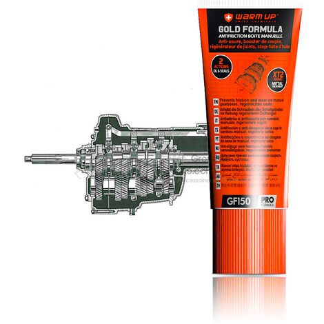WARM UP GOLD FORMULA 150ml en Tube anti-friction boite manuelle