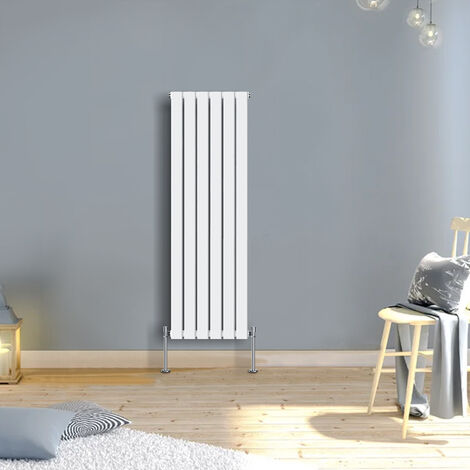 Warmehaus 1600x410mm Vertical Radiator Flat Panel Single White
