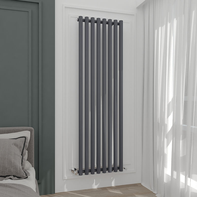 Image of Warmehaus - Anthracite 1800x545mm Radiator Single&hellip;