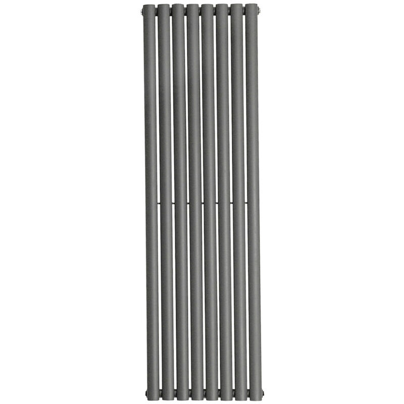 Image of Warmehaus - Anthracite Radiator Vertical Oval&hellip;