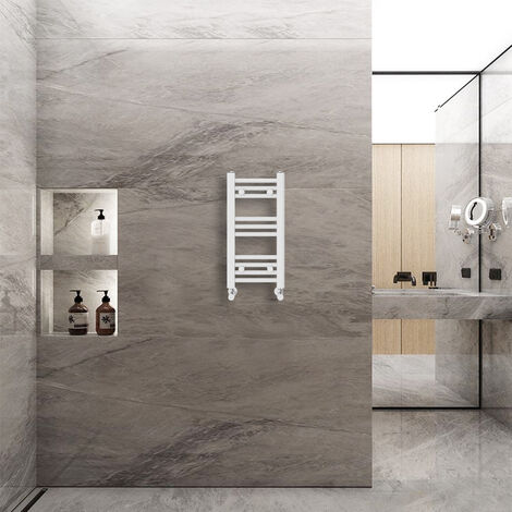 WarmeHaus Bathroom Ladder Radiator Straight White 600x300mm