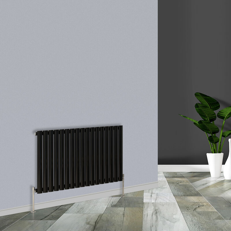 Image of Warmehaus - Black Radiator Horizontal Oval&hellip;