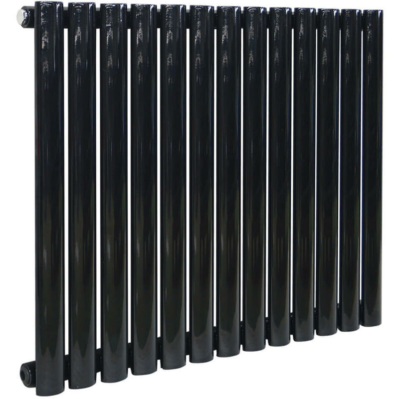 Image of Warmehaus - Black Oval Radiator Horizontal&hellip;