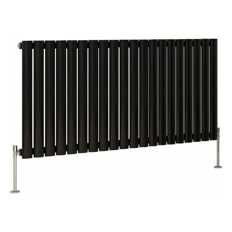 Image of Warmehaus - Black Oval Radiator Horizontal&hellip;