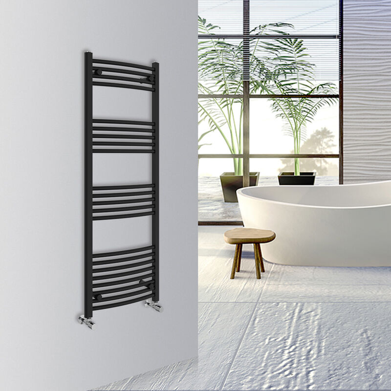 Image of Warmehaus - Curved Bathroom Heated Towel&hellip;