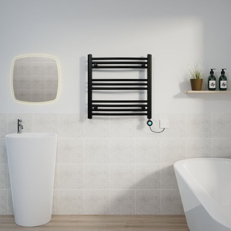 Image of Warmehaus - Curved Towel Rail Thermostatic&hellip;