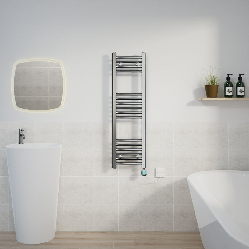 Image of Warmehaus - Curved Towel Rail Thermostatic&hellip;