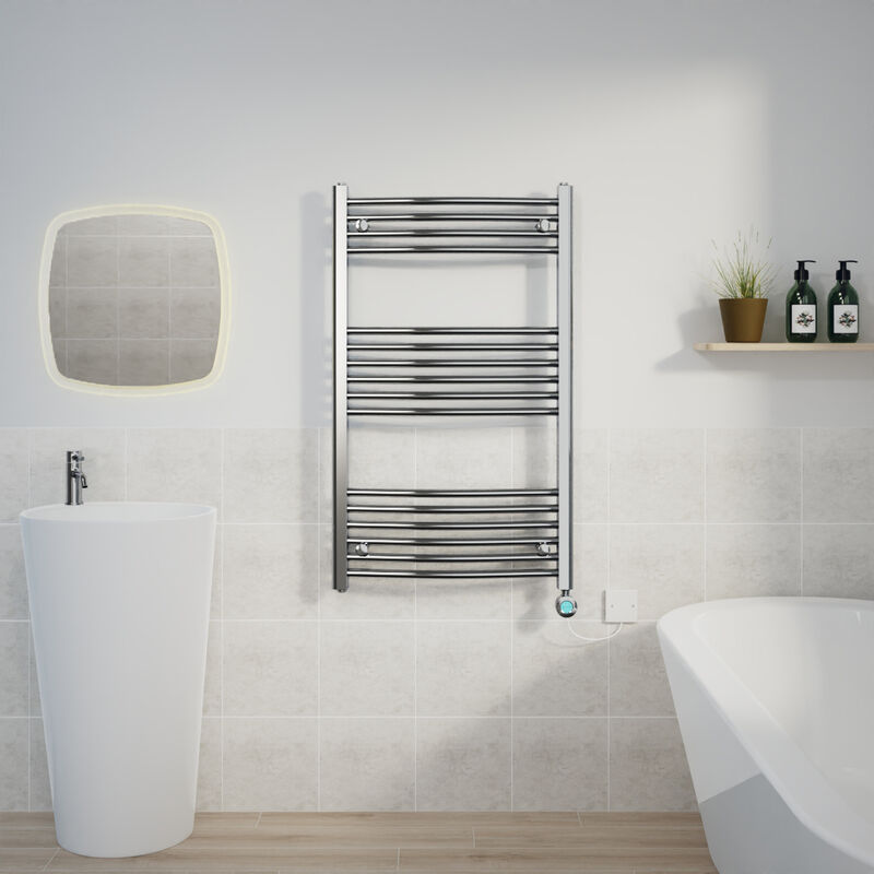 Image of Warmehaus - Curved Towel Rail Thermostatic&hellip;