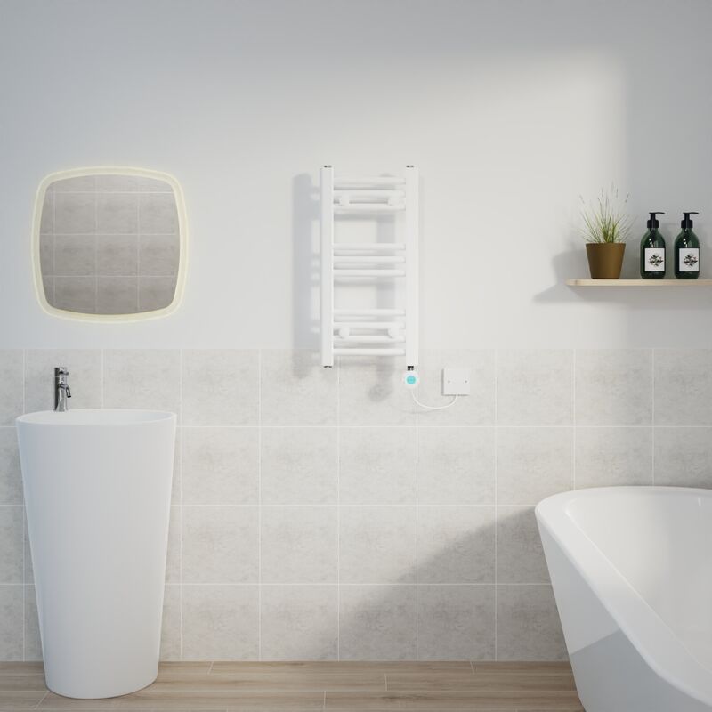 Image of Warmehaus - Curved Towel Rail Thermostatic&hellip;