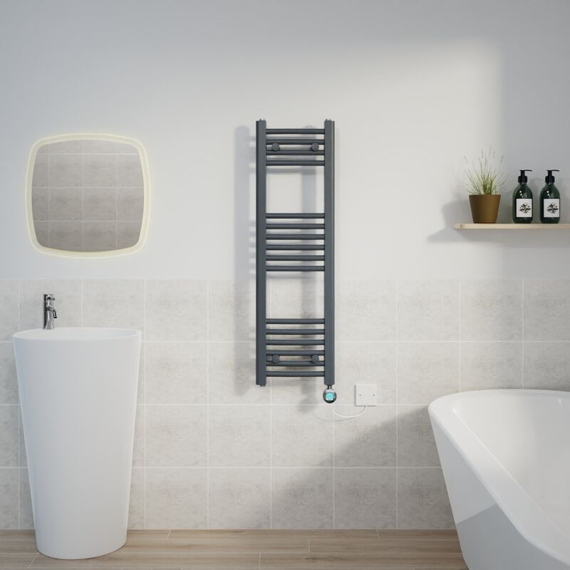 Image of Warmehaus - Curved Towel Rail Thermostatic&hellip;