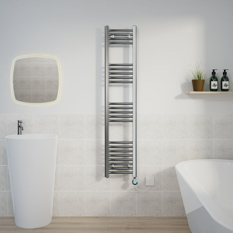 Image of Warmehaus - Curved Towel Rail Thermostatic&hellip;